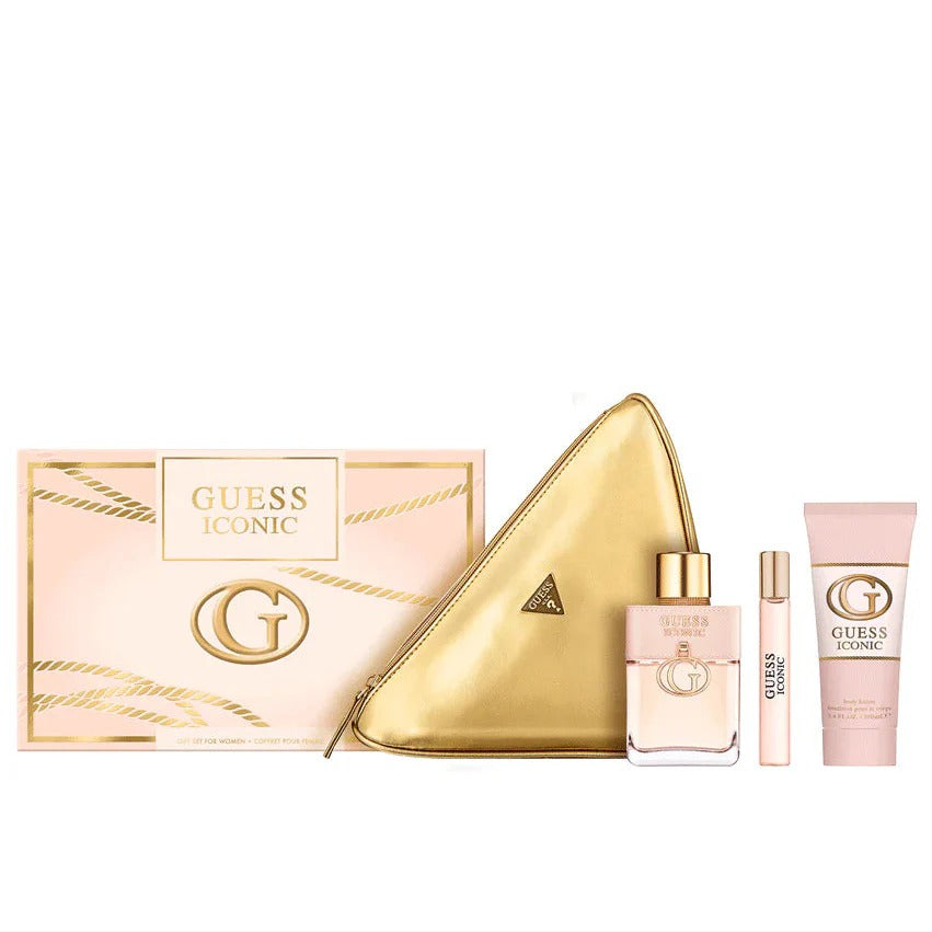 GUESSのICONIC GIFT SET FOR WOMEN Guess Iconic Eau de Parfum Pouch Gift Set for Her – ModaBodyShop