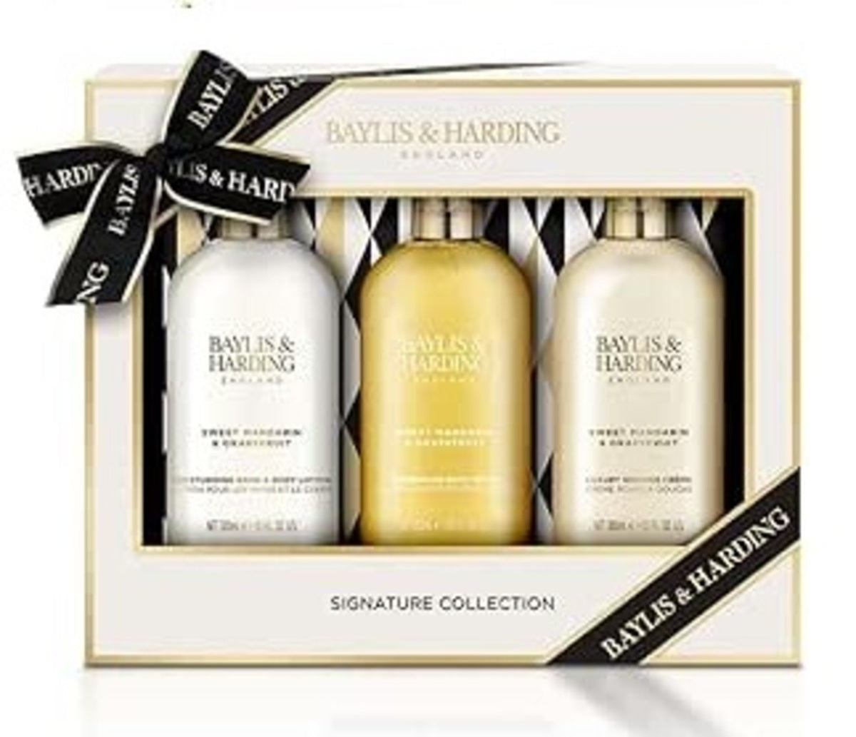 Bath & Body Set-Baylis & Harding-Sweet Mandarin & Grapefruit Signature Collection Gift Set-U