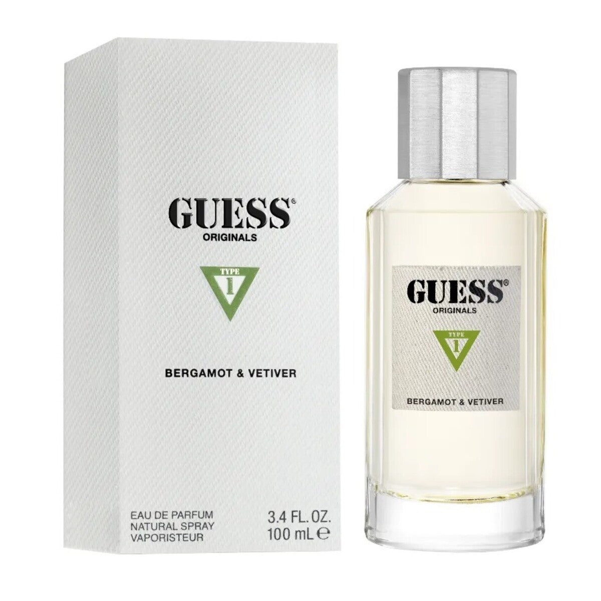 Perfume-Guess-Originals Bergamot Vetiver Eau de Parfum-U-100ML