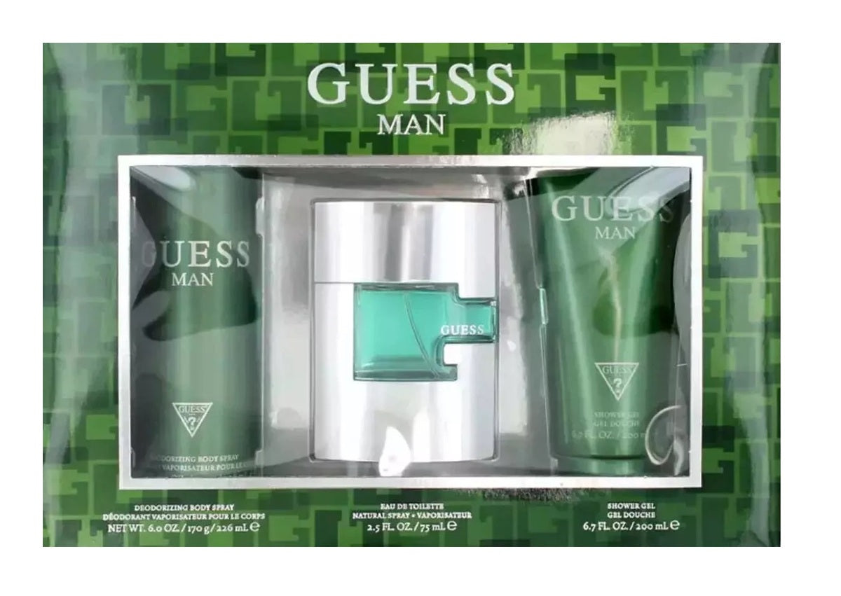Perfume Set-Guess-Man Green Gift Set-M