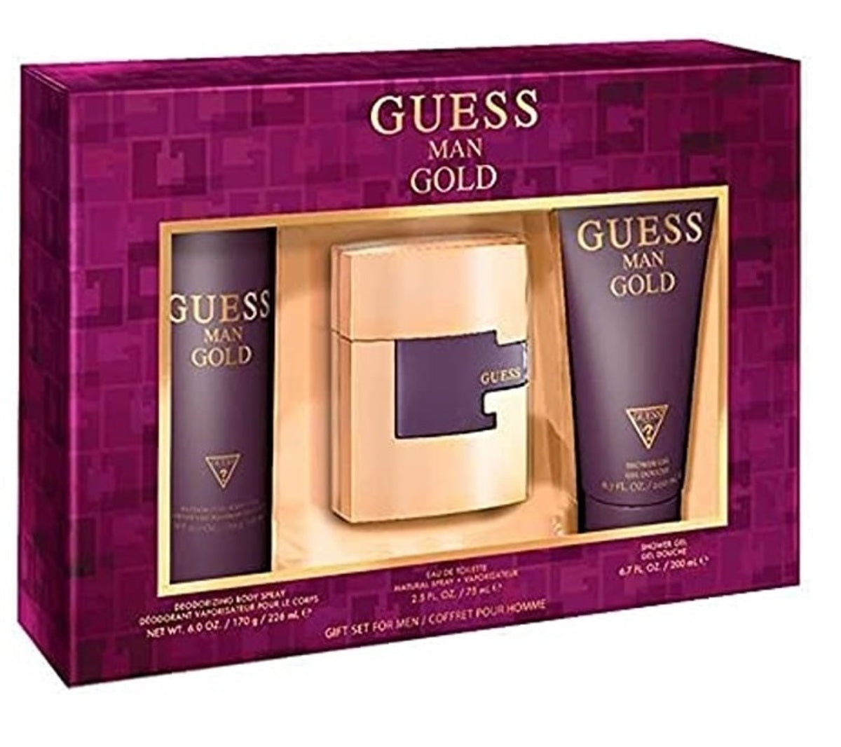 Perfume Set-Guess-Gold Eau de Toilette Gift Set-M