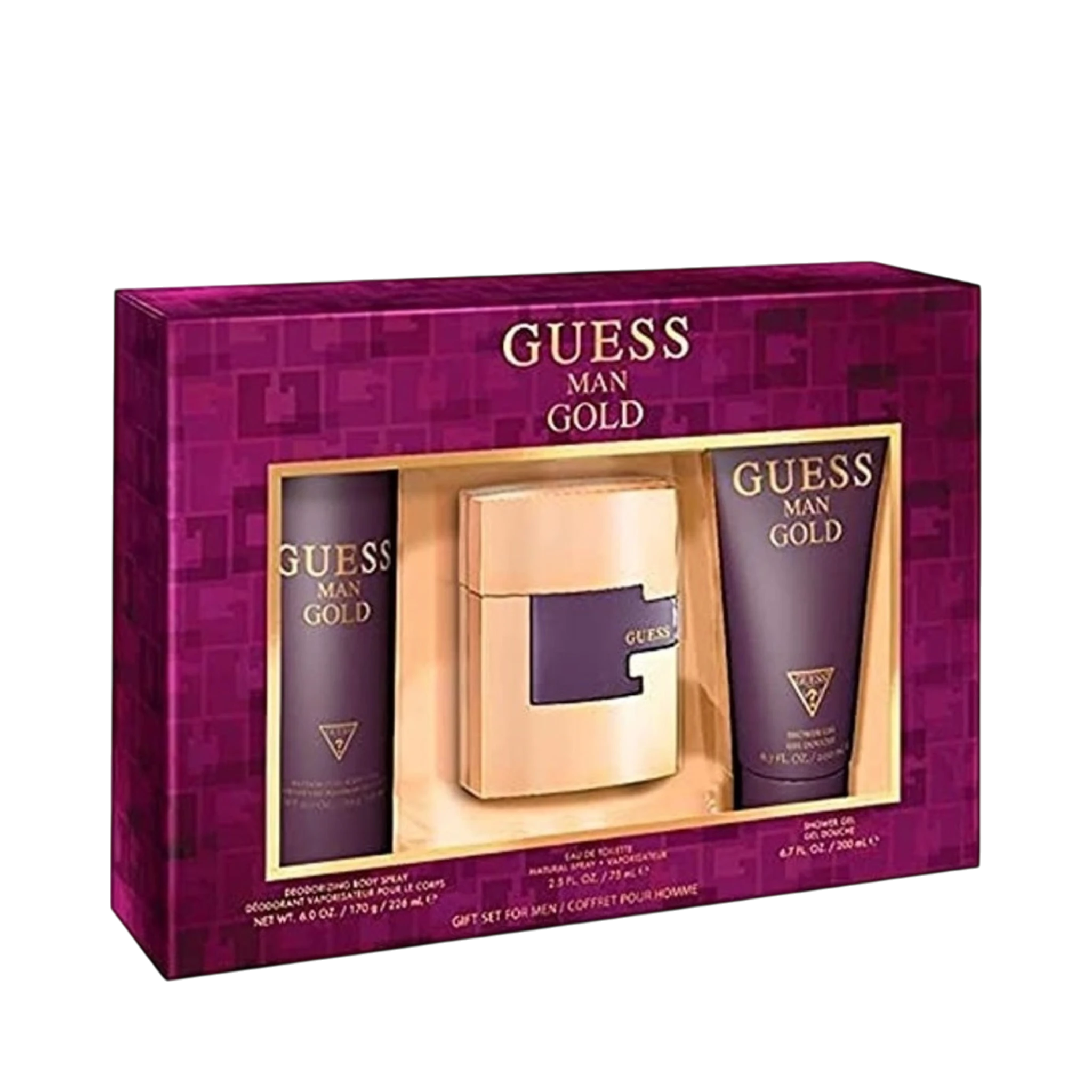 Perfume Set-Guess-Gold Eau de Toilette Gift Set-M