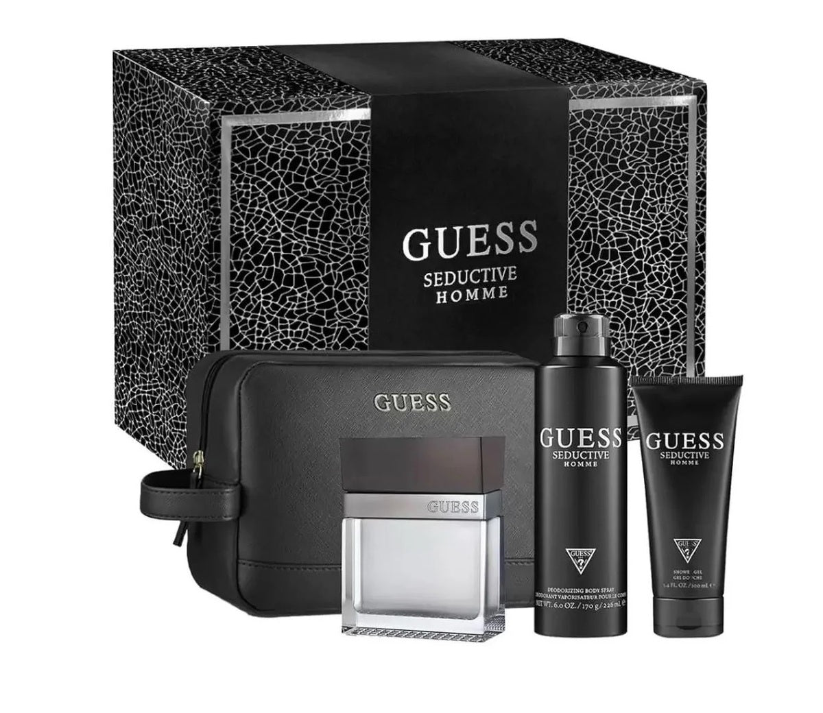 Perfume Set-Guess-Seductive Pouch Gift Set-M