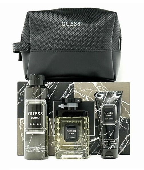 Perfume Set-Guess-Uomo Eau de Toilette Pouch Gift Set-M
