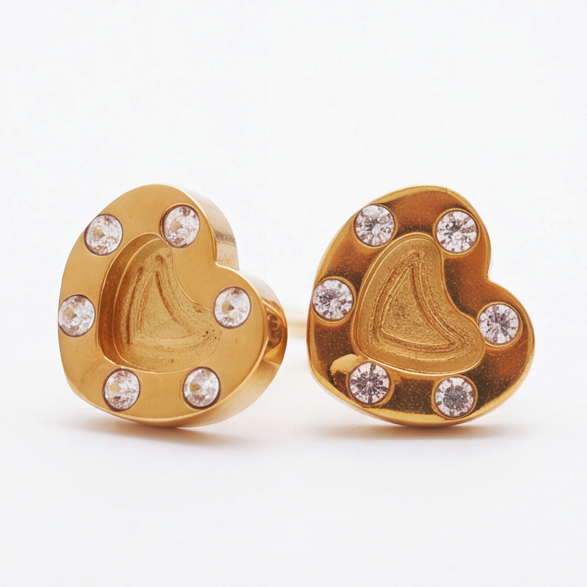 18K Gold Plated Heart Earring 101