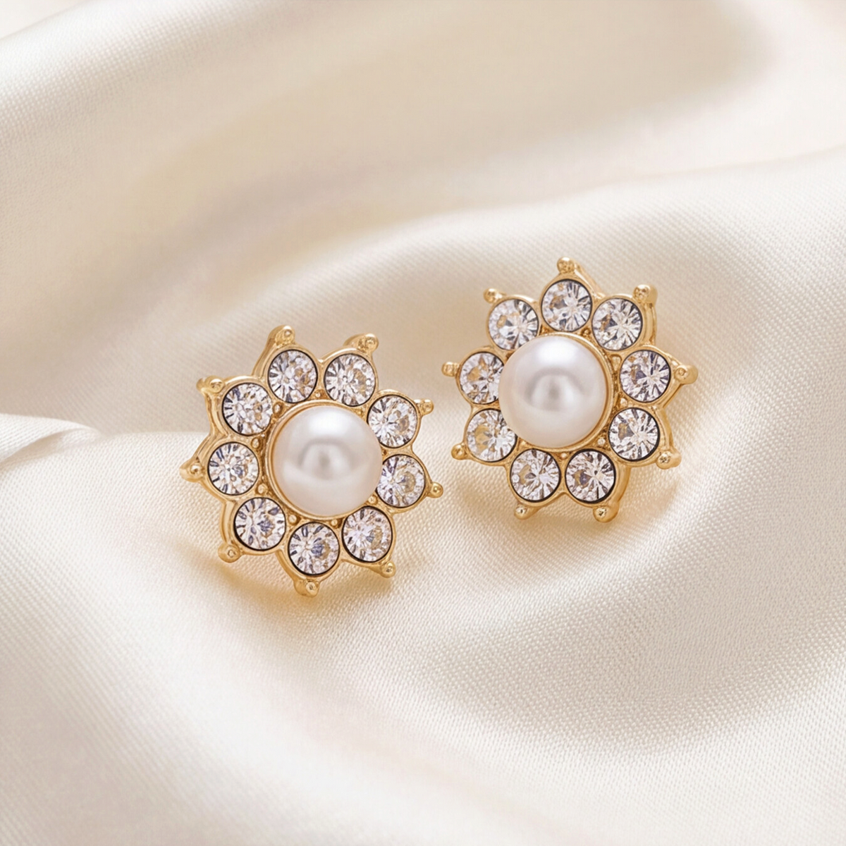 18K Gold Plated Pearl Earring 102