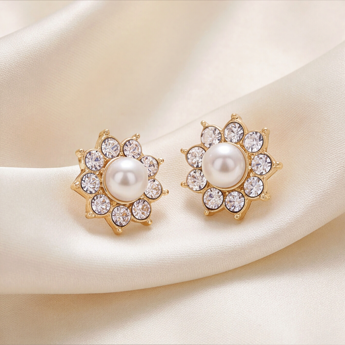 18K Gold Plated Pearl Earring 102