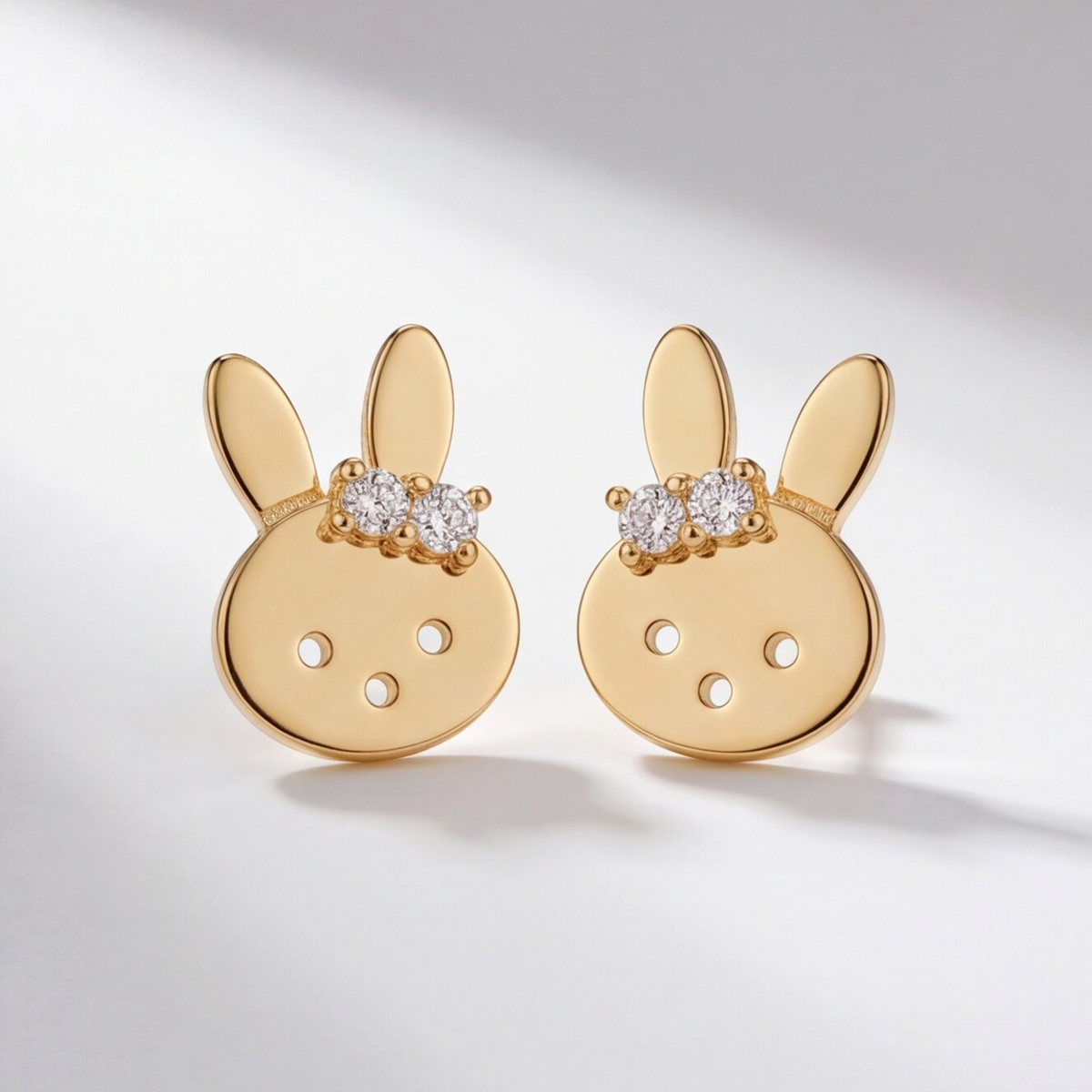 18K Gold Plated Rabbit Earring 106