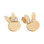 18K Gold Plated Rabbit Earring 106