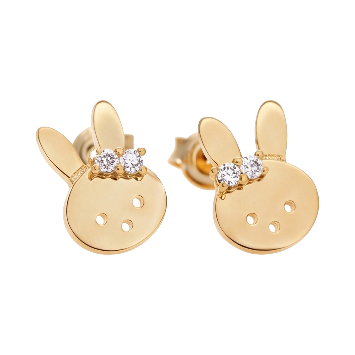 18K Gold Plated Rabbit Earring 106