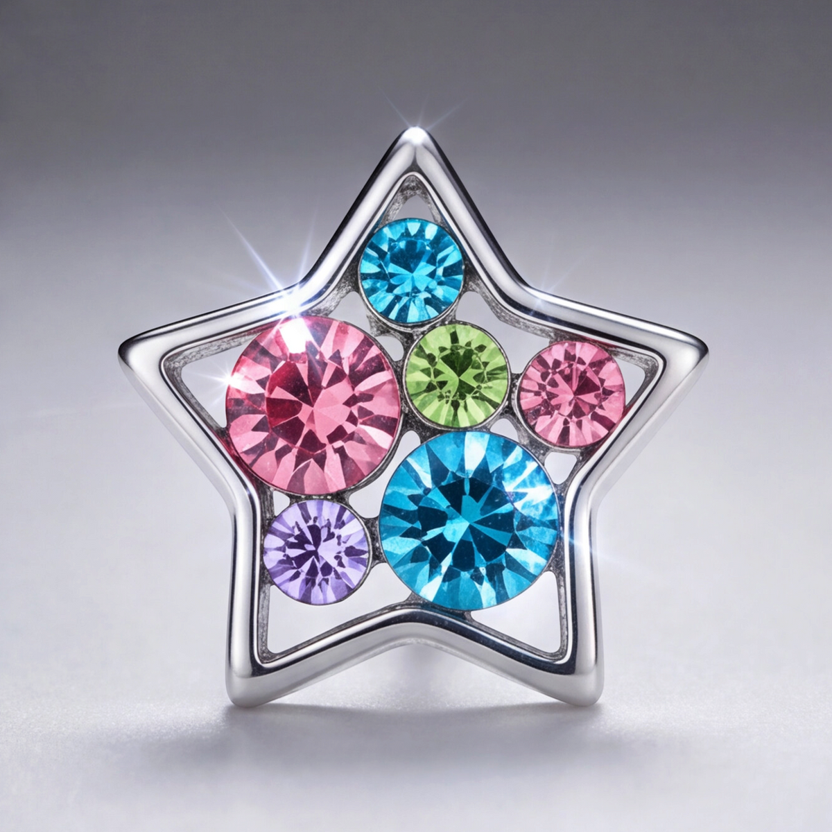 Sterling Silver Star Earring 111