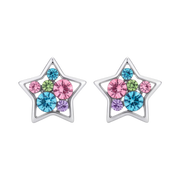 Sterling Silver Star Earring 111