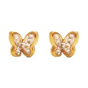 18K Gold Plated Butterfly Earring 114