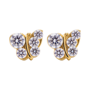 18K Gold Plated Butterfly Earring 123