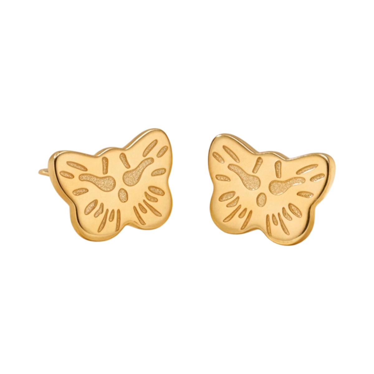 18K Gold Plated Butterfly Earring 125