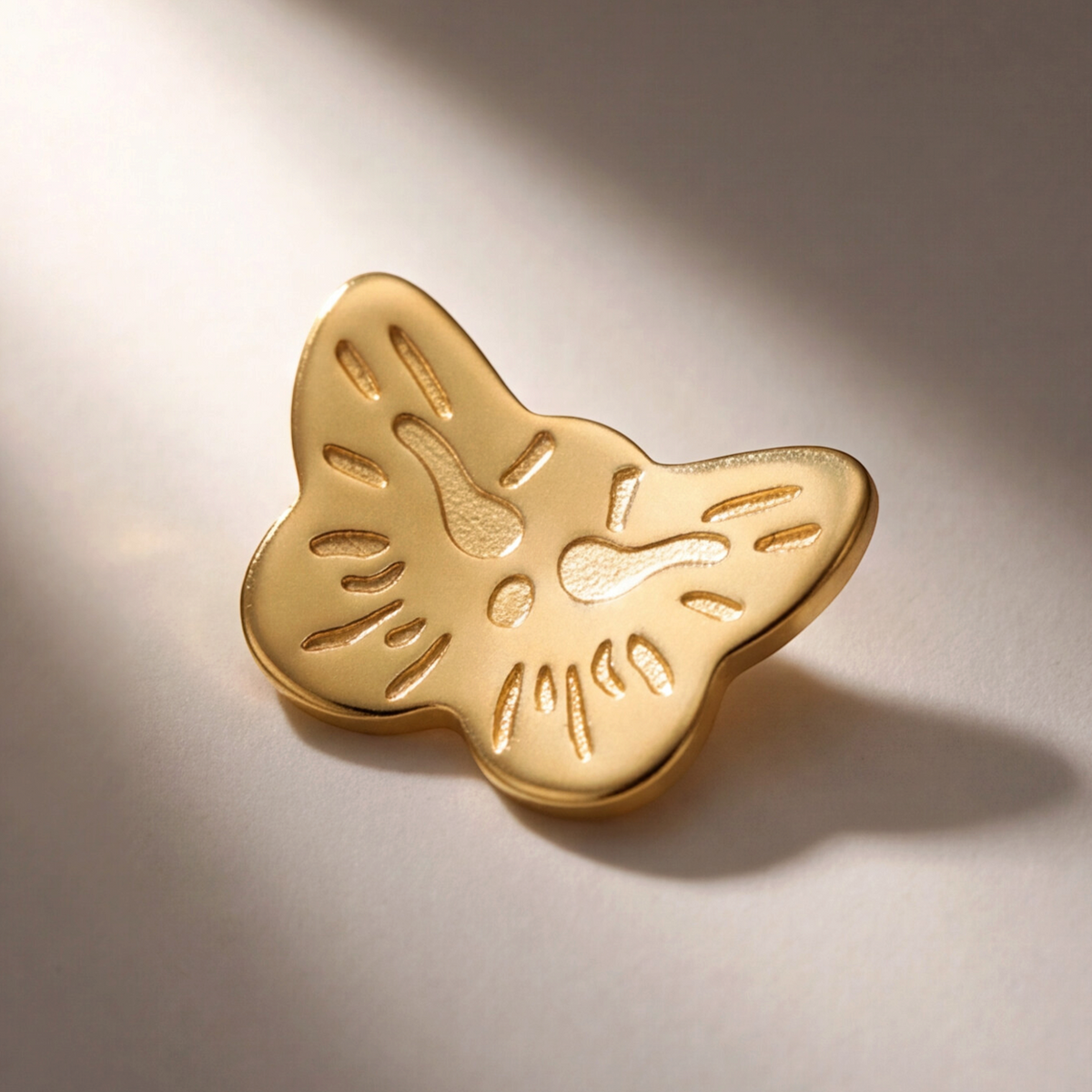 18K Gold Plated Butterfly Earring 125