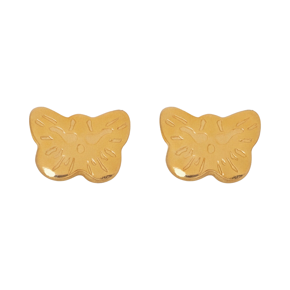 18K Gold Plated Butterfly Earring 125
