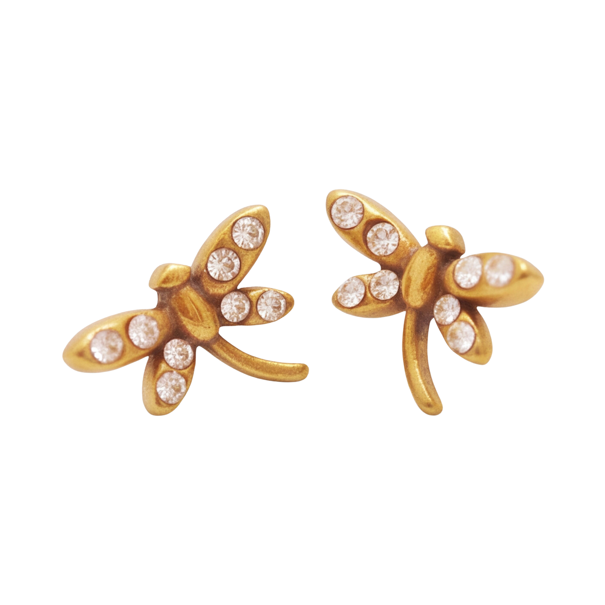 18K Gold Plated Flying Bird Earring 130
