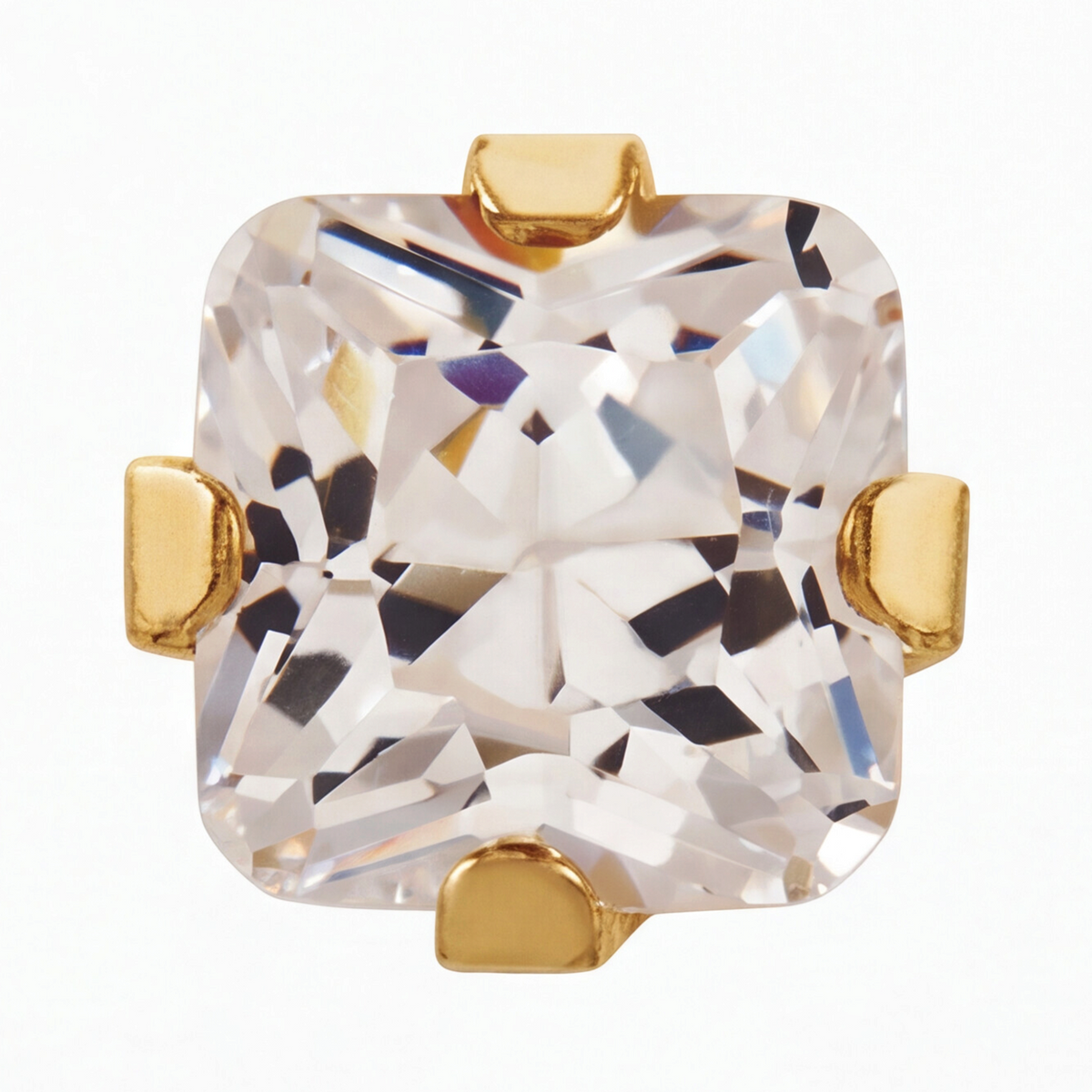 18K Gold Plated Diamond Point Earring 131