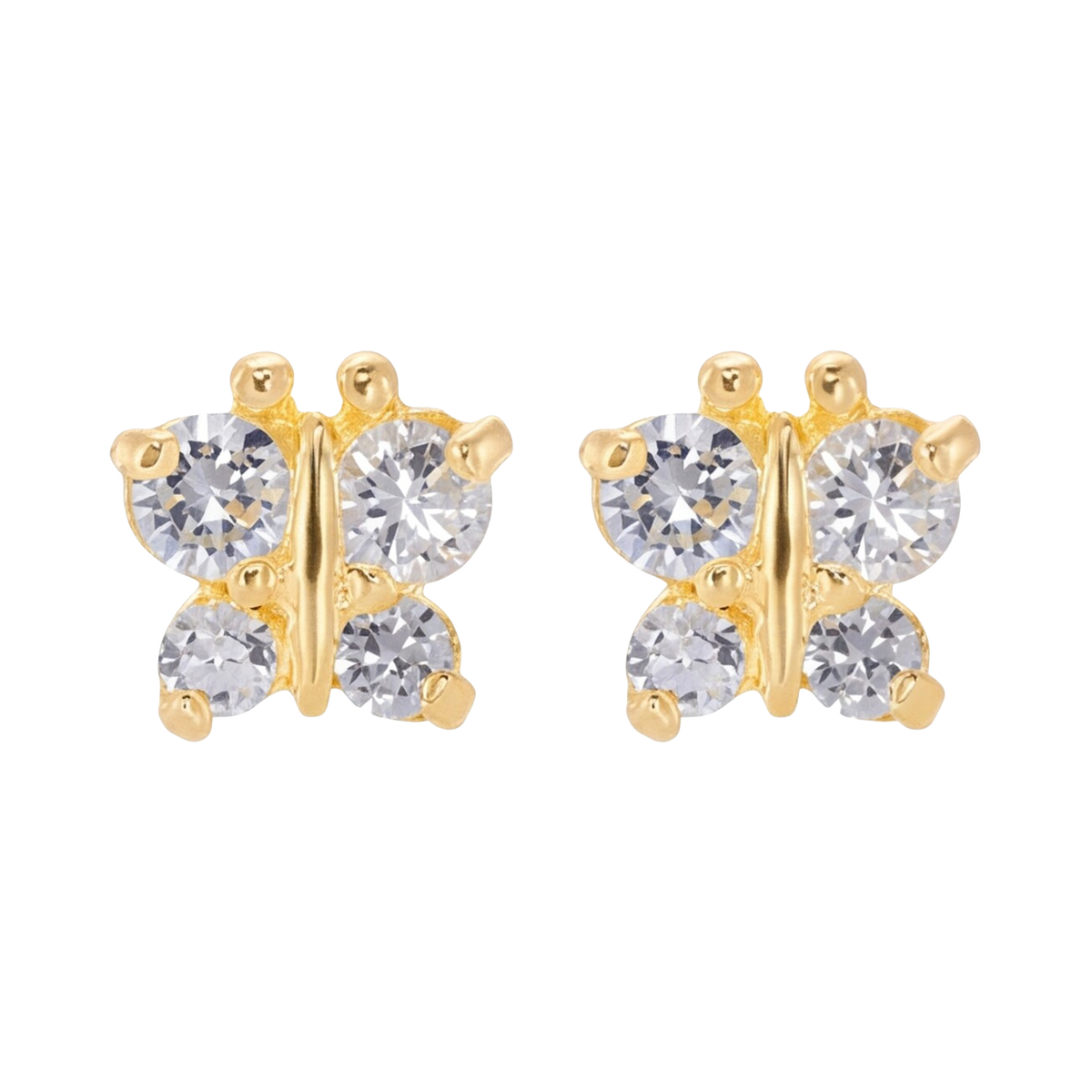 18K Gold Plated Butterfly Earring 142