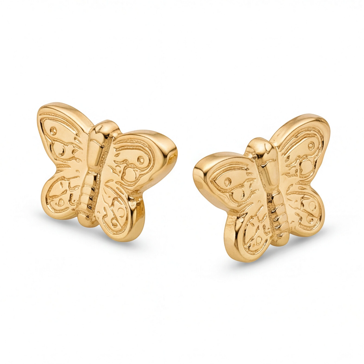 18K Gold Plated Butterfly Earring 143