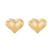 18K Gold Plated Golden Heart Earring 144