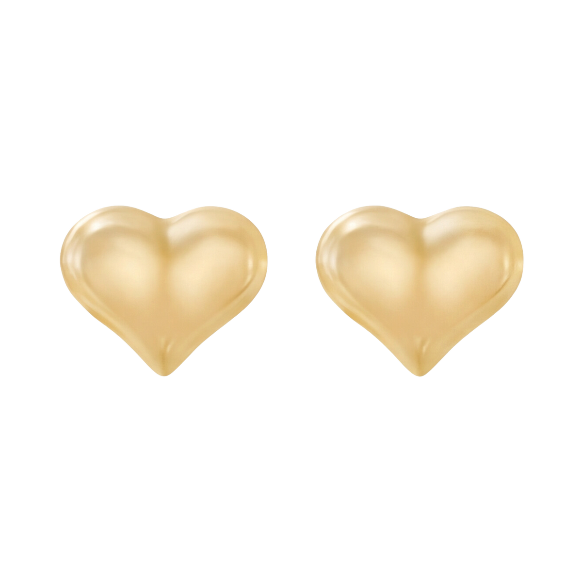 18K Gold Plated Golden Heart Earring 144