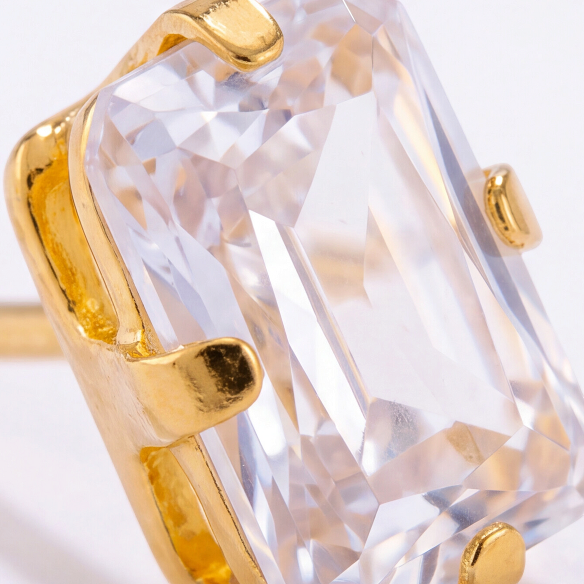 18K Gold Plated Diamond Earring 153