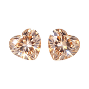 18K Gold Plated Heart Diamond Earring 154