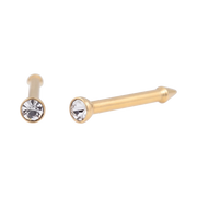 18K Gold Plated Small Diamond Earring 157