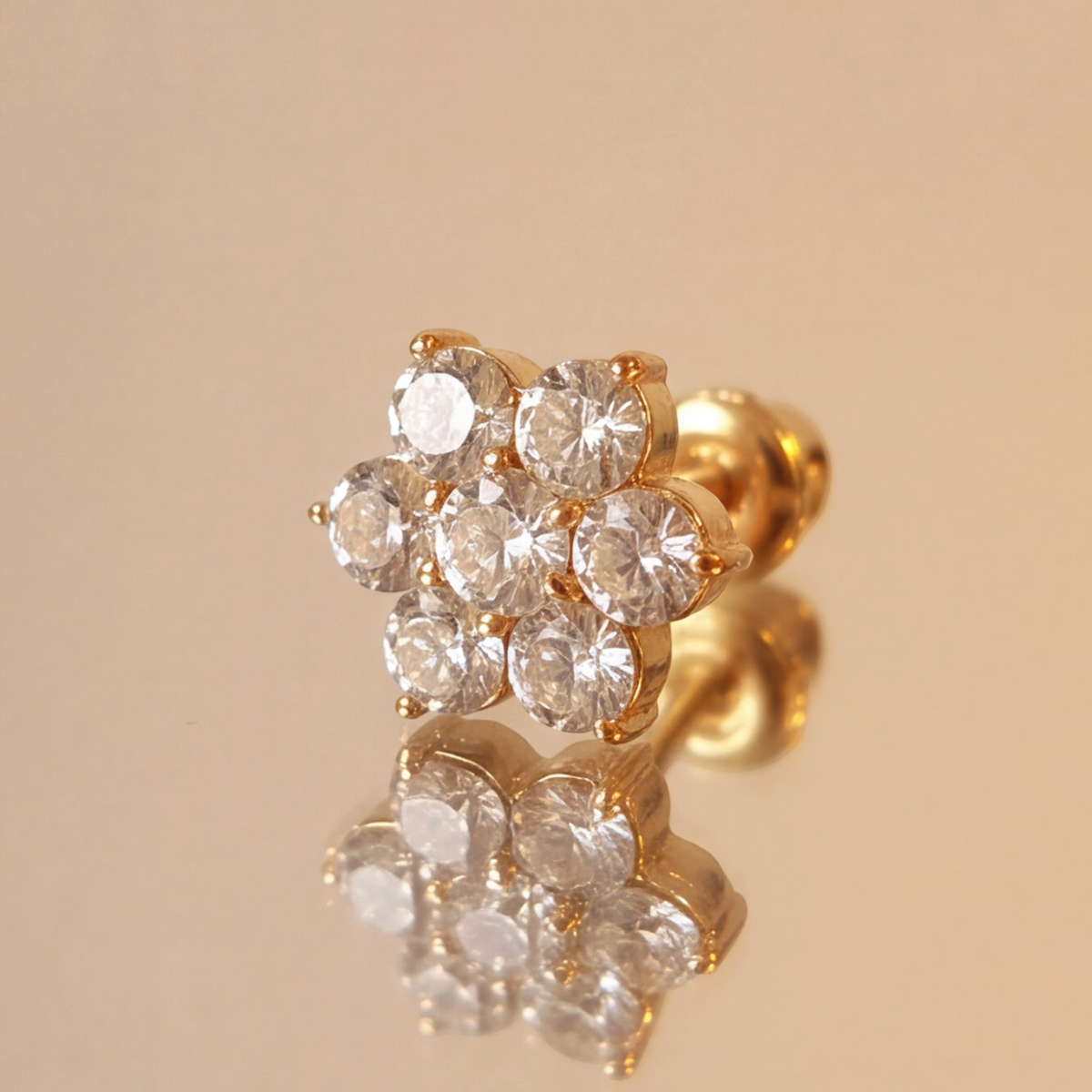 Big Flower Earring 166