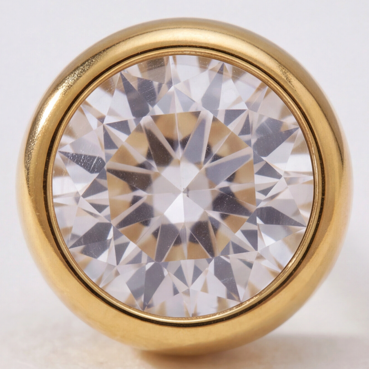 18K Gold Plated Small Diamond Earring 167