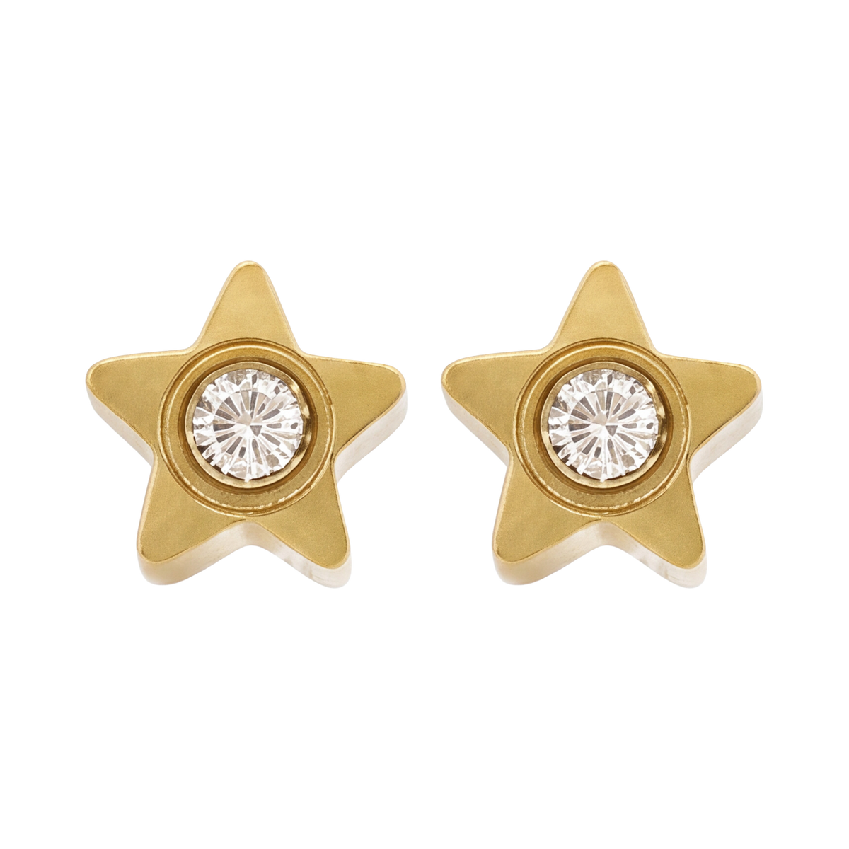 18K Gold Plated Star Earring 169