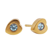 18K Gold Plated Golden Heart Earring 173