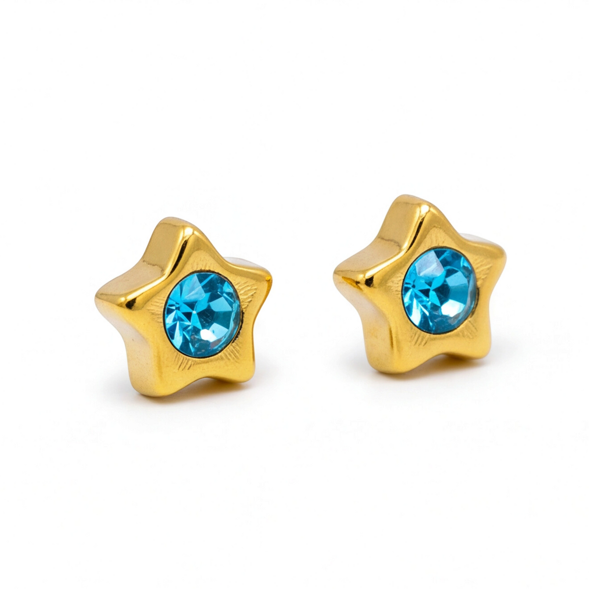 18K Gold Plated Star Earring 174