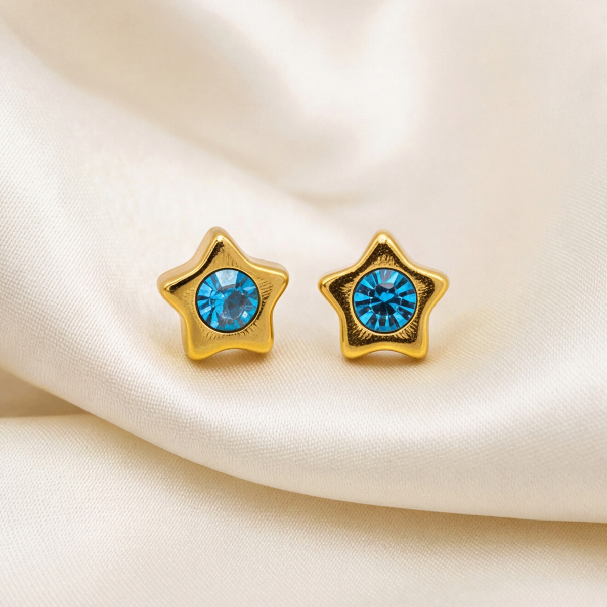 18K Gold Plated Star Earring 174