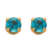 18K Gold Plated Small Diamond Earring 176
