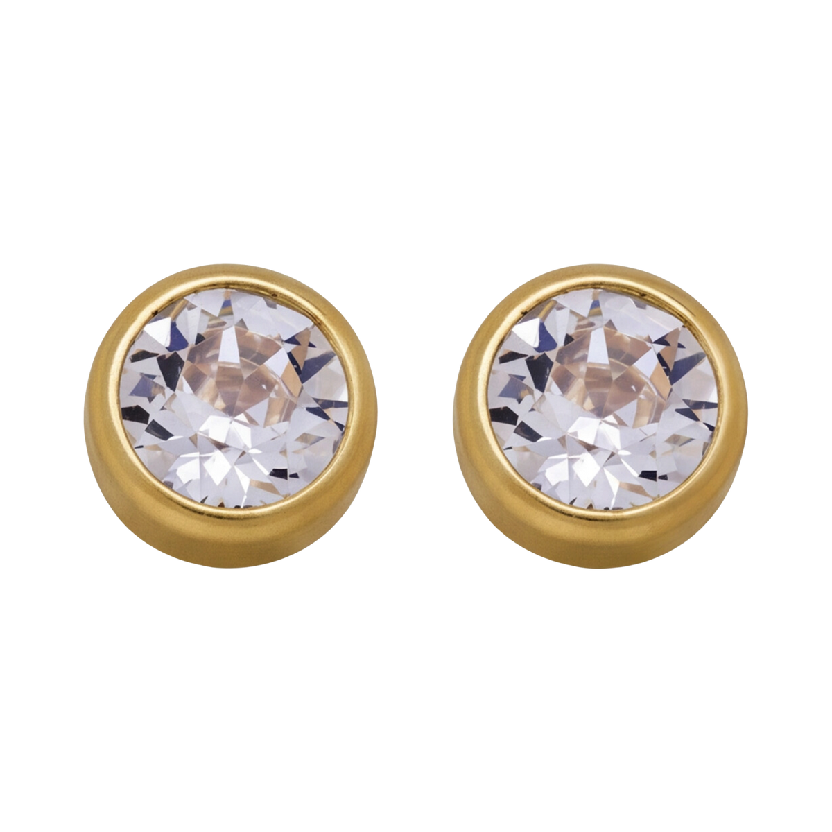 18K Gold Plated Small Diamond Earring 179