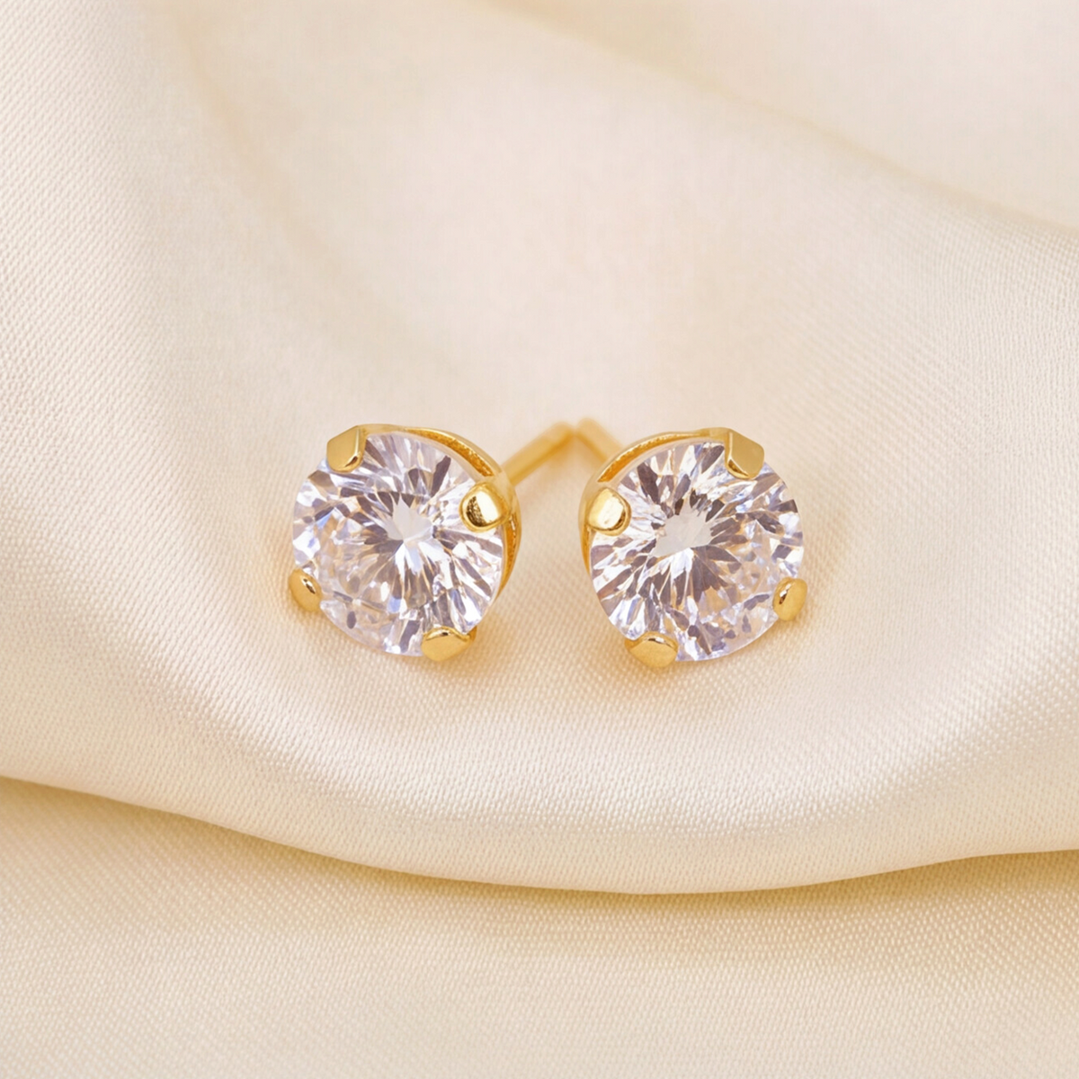 18K Gold Plated Diamond Earring 180