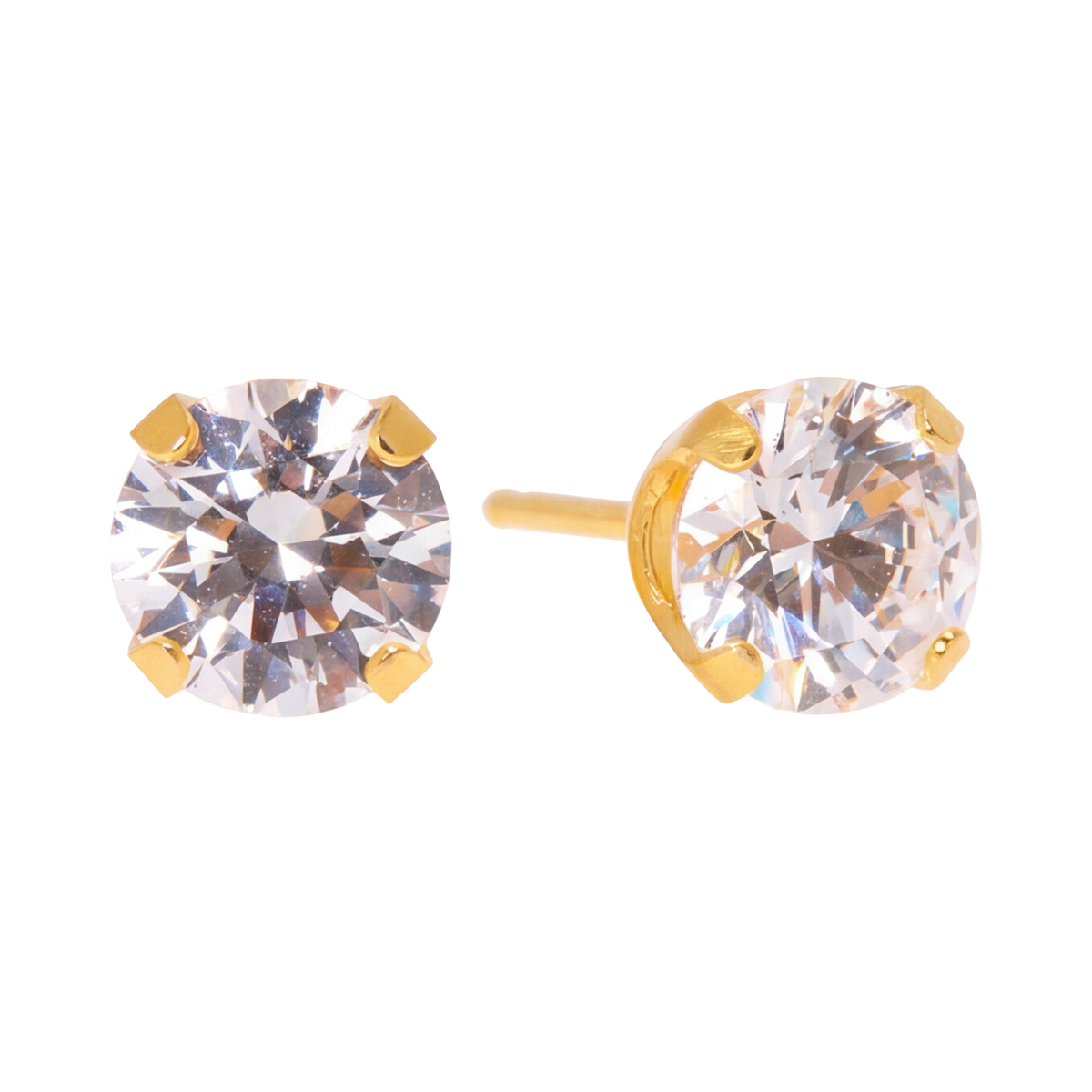 18K Gold Plated Diamond Earring 180