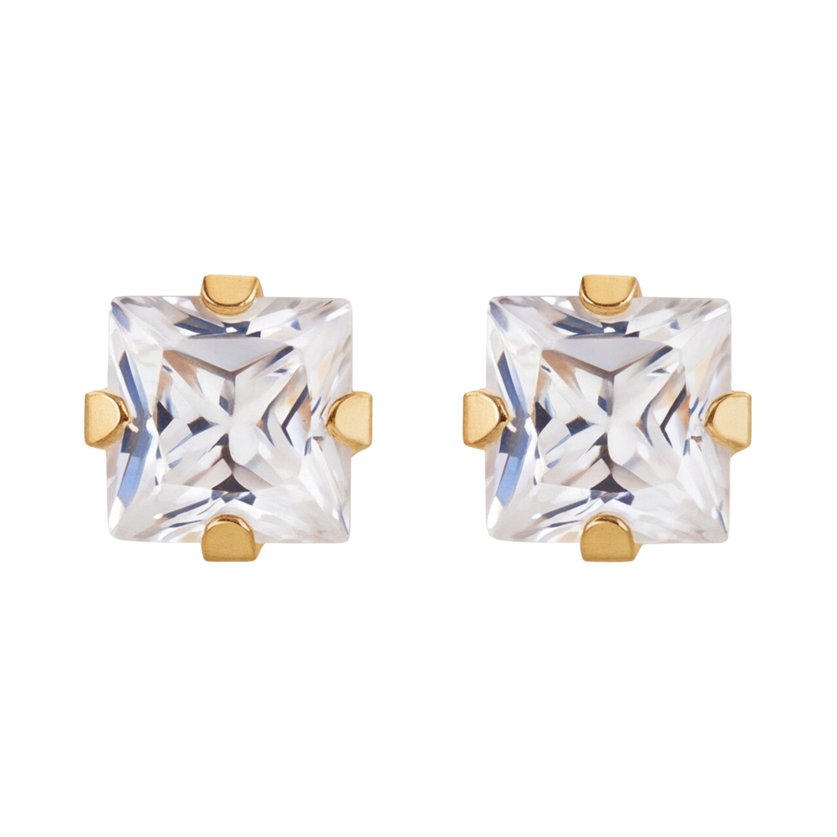 18K Gold Plated Diamond Earring 181