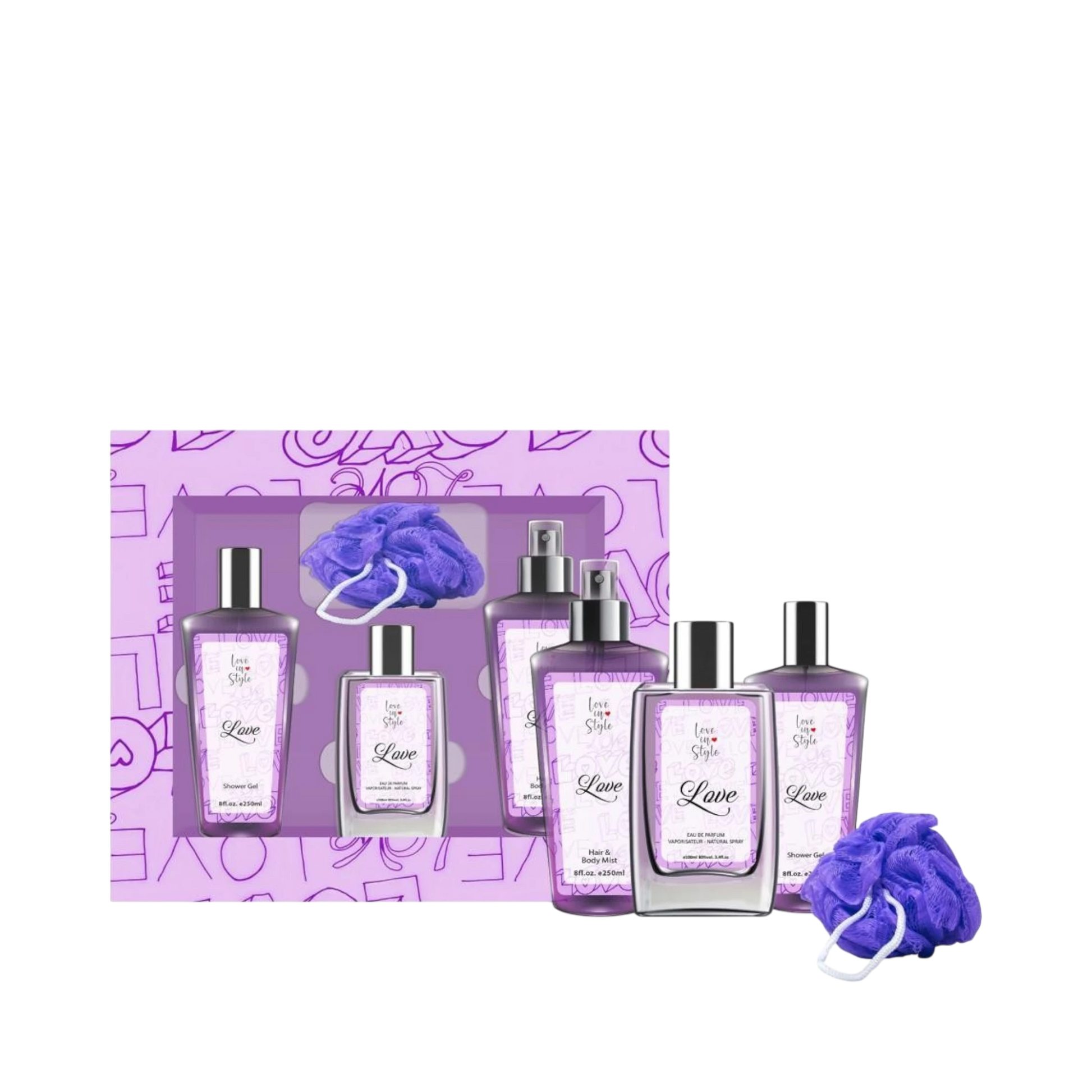 Bath & Body Set-Love In Style-Love Bath & Body Set-U