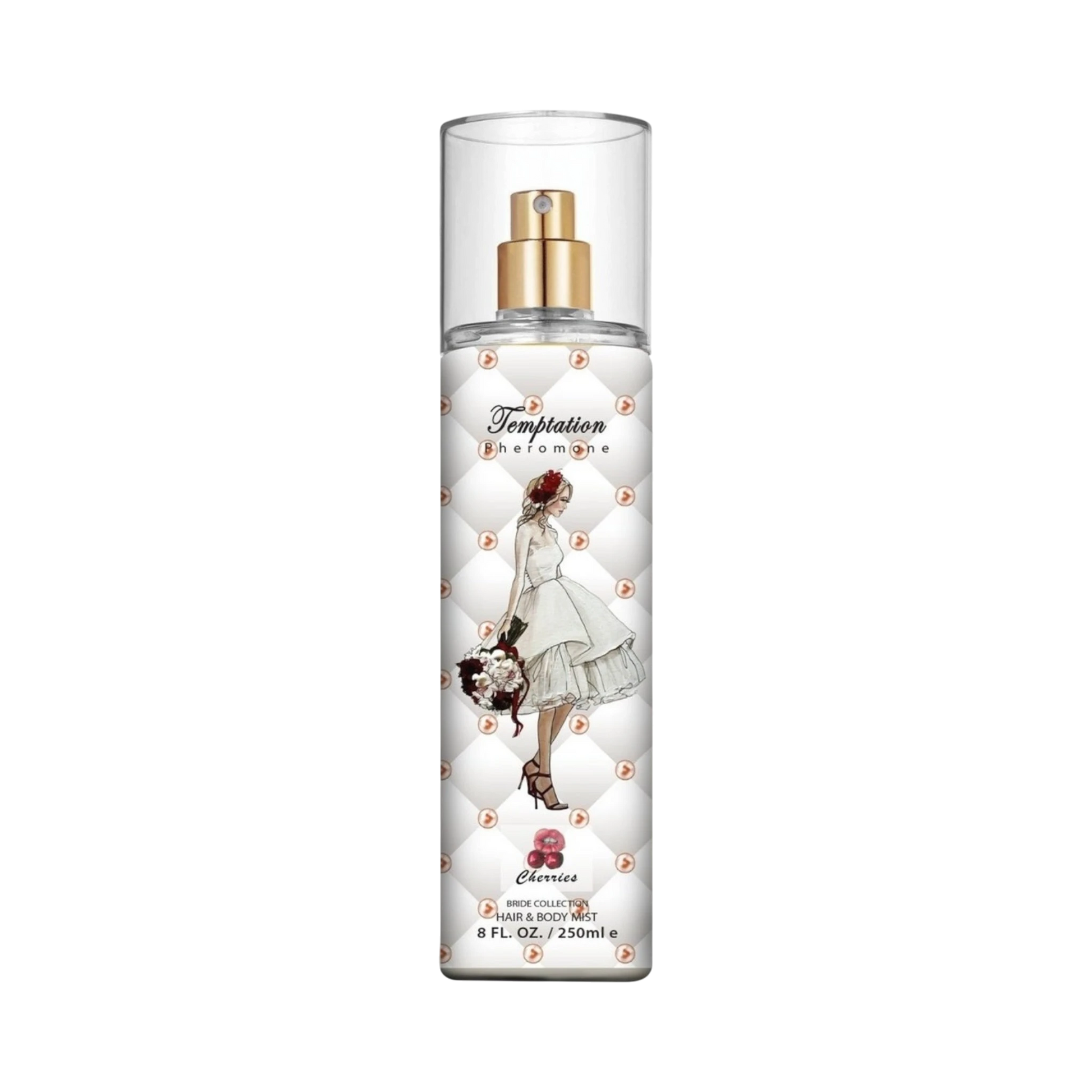 Hair & Body Mist-Cherries-Temptation Pheromone Hair & Body Mist-F-250ML