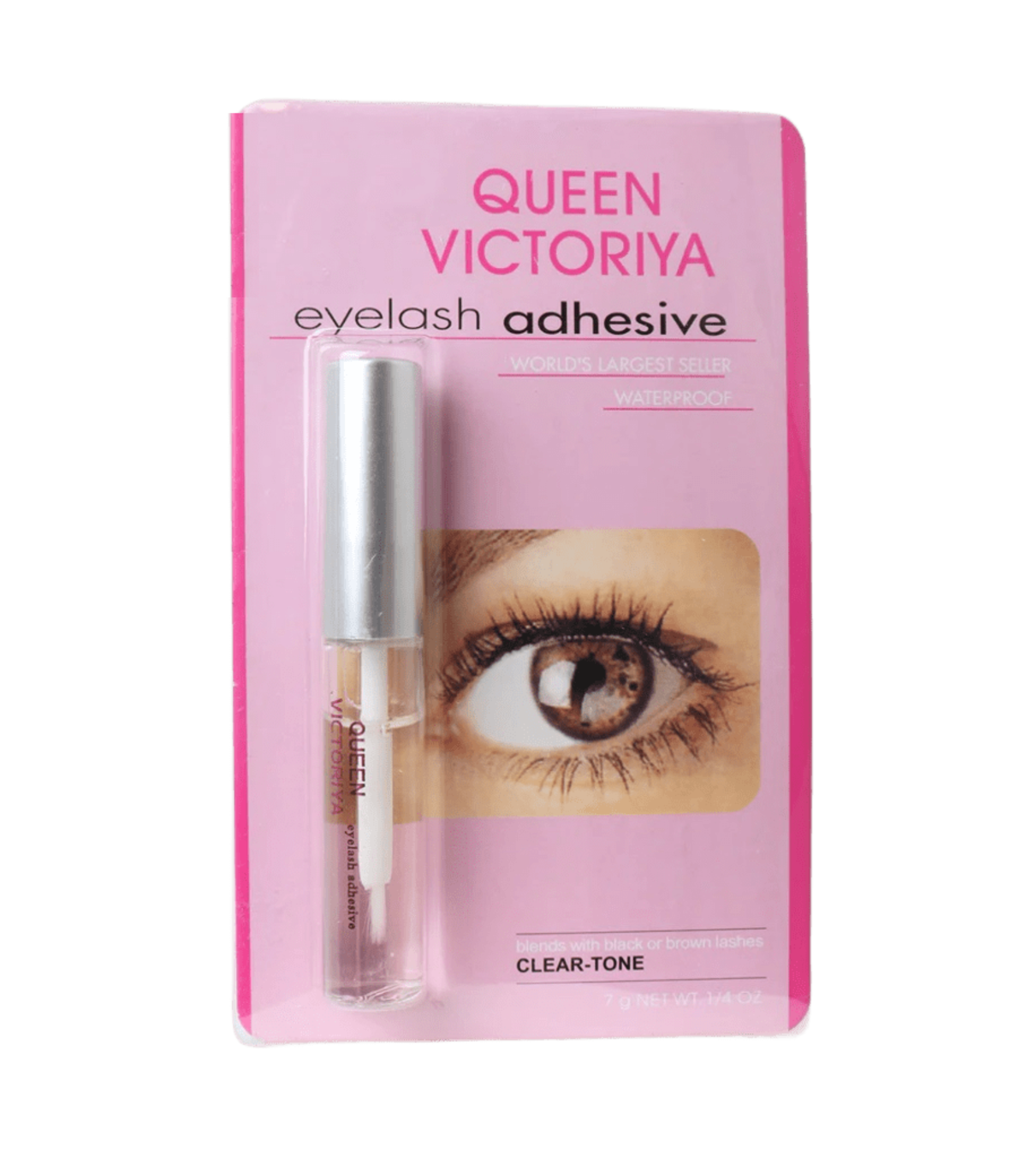 Eyelashes Glue-Queen Victoriya-Clear-Tone Waterproof Eyelash Adhesive-F-7G