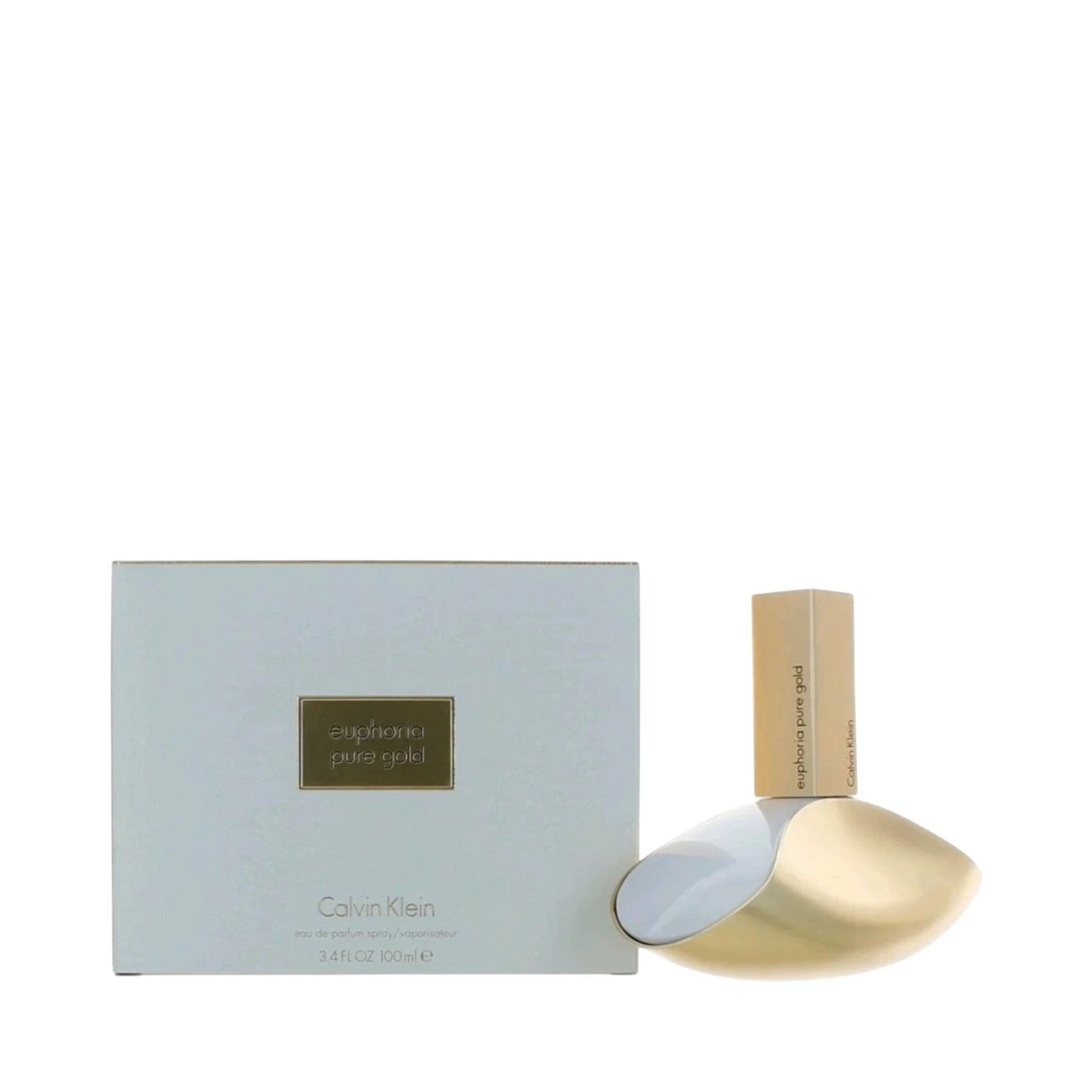 ModaBodyShop Calvin Klein Euphoria Pure Gold eau de parfum bottle and white box packaging