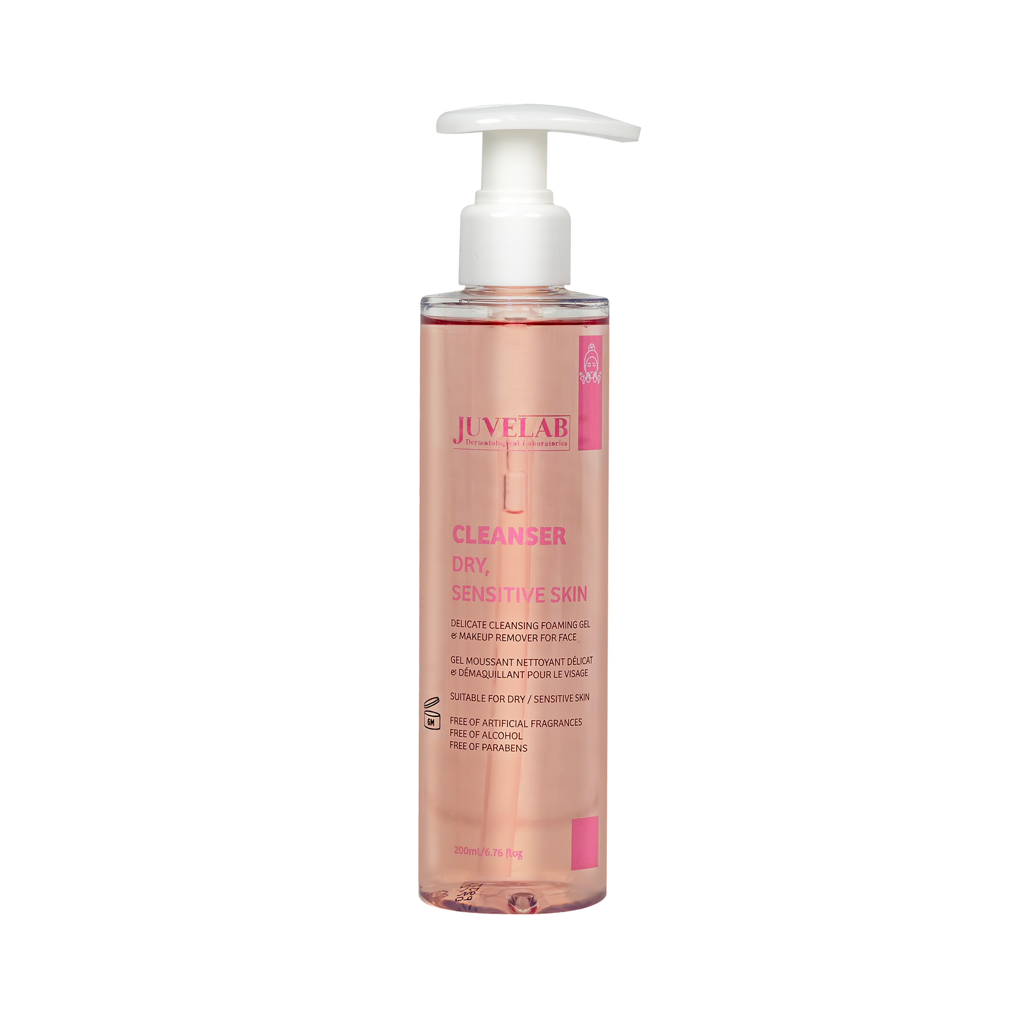 Cleanser Dry, Sensitive Skin Delicate Cleansing Foaming Gel & Makeup Remover