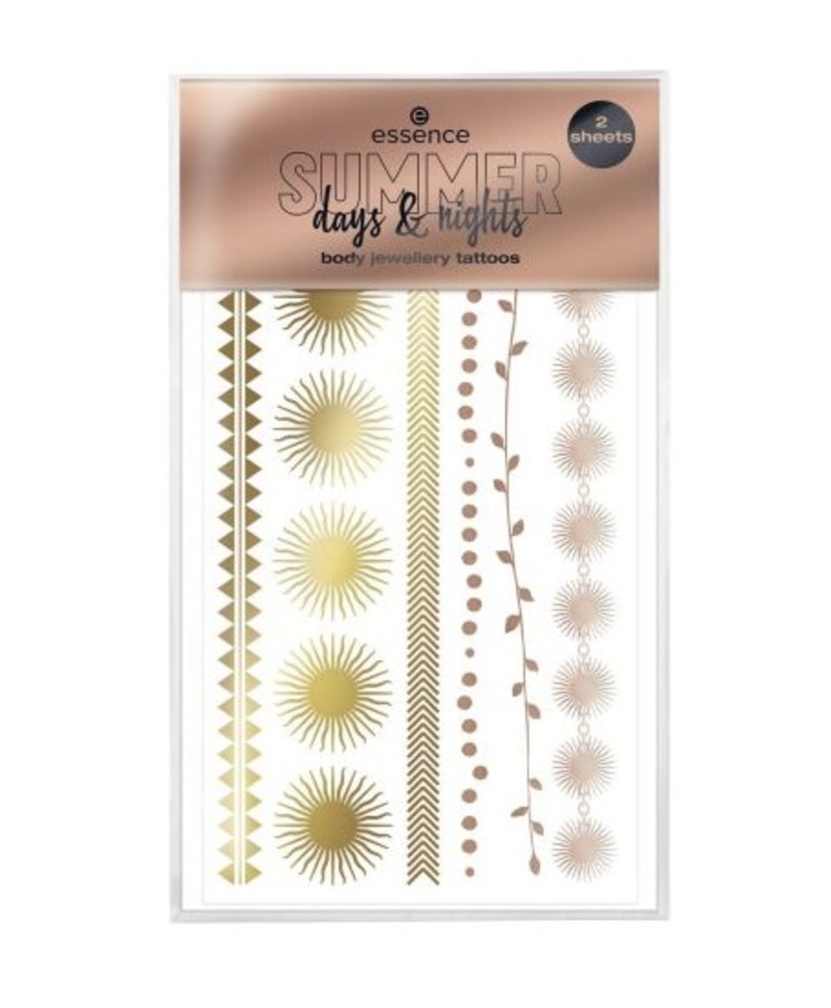 Tattoo Stickers-Essence-Summer Days & Nights Tattoos Body & Ankle Jewellery-F