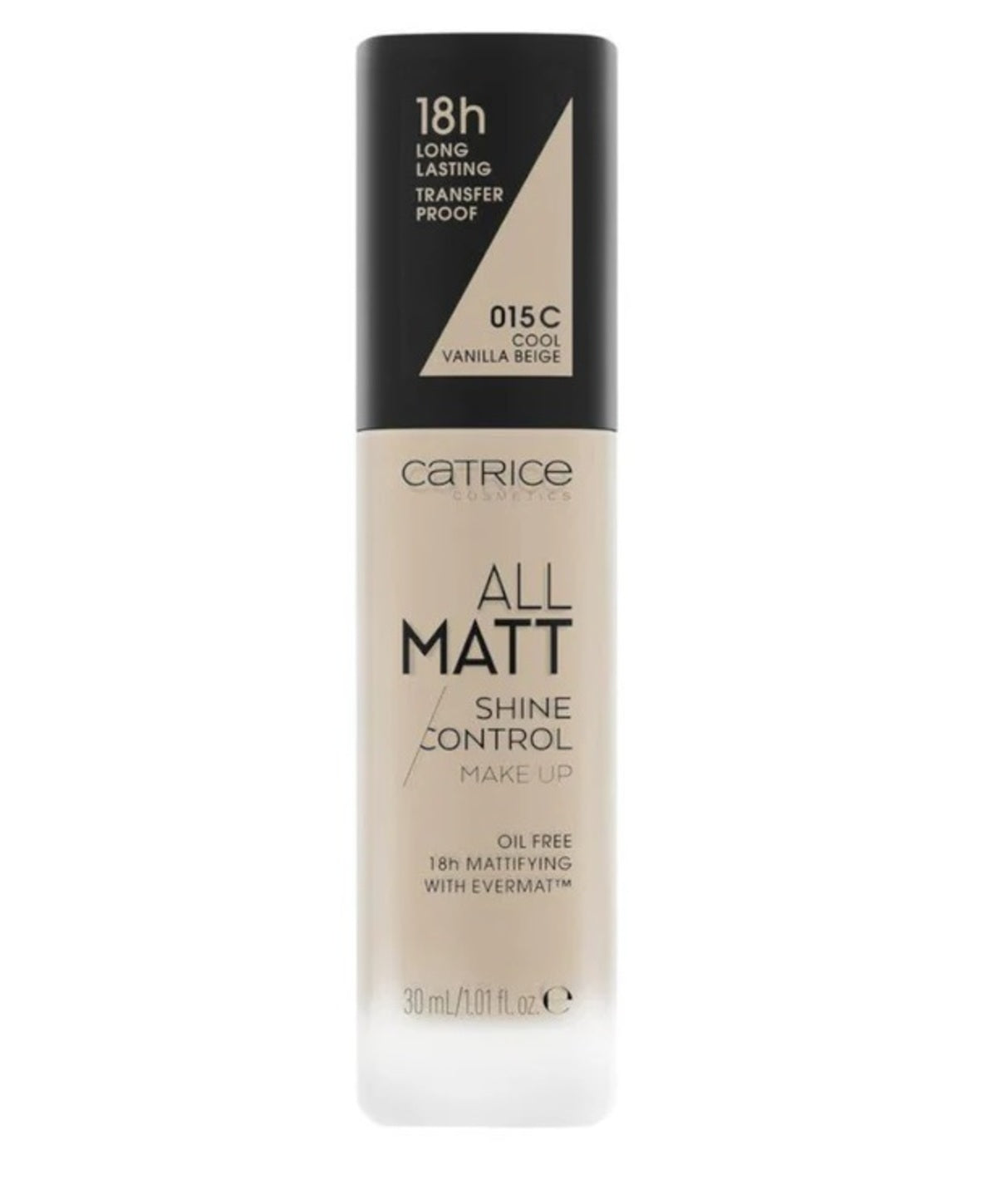 Foundation-Catrice-All Matt Shine Control Make Up Foundation-015C-Cool Vanilla Beige-F-30ML