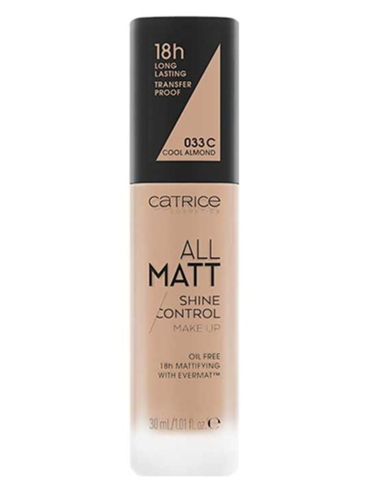 Foundation-Catrice-All Matt Shine Control Make Up Foundation-033C-Cool Almond-F-30ML