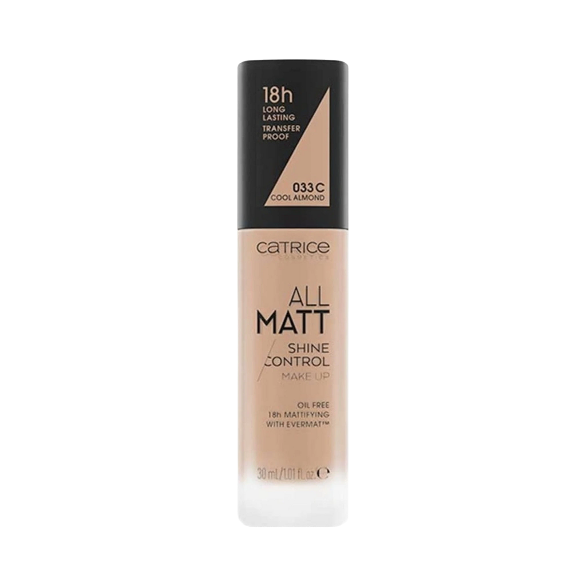 Foundation-Catrice-All Matt Shine Control Make Up Foundation-033C-Cool Almond-F-30ML